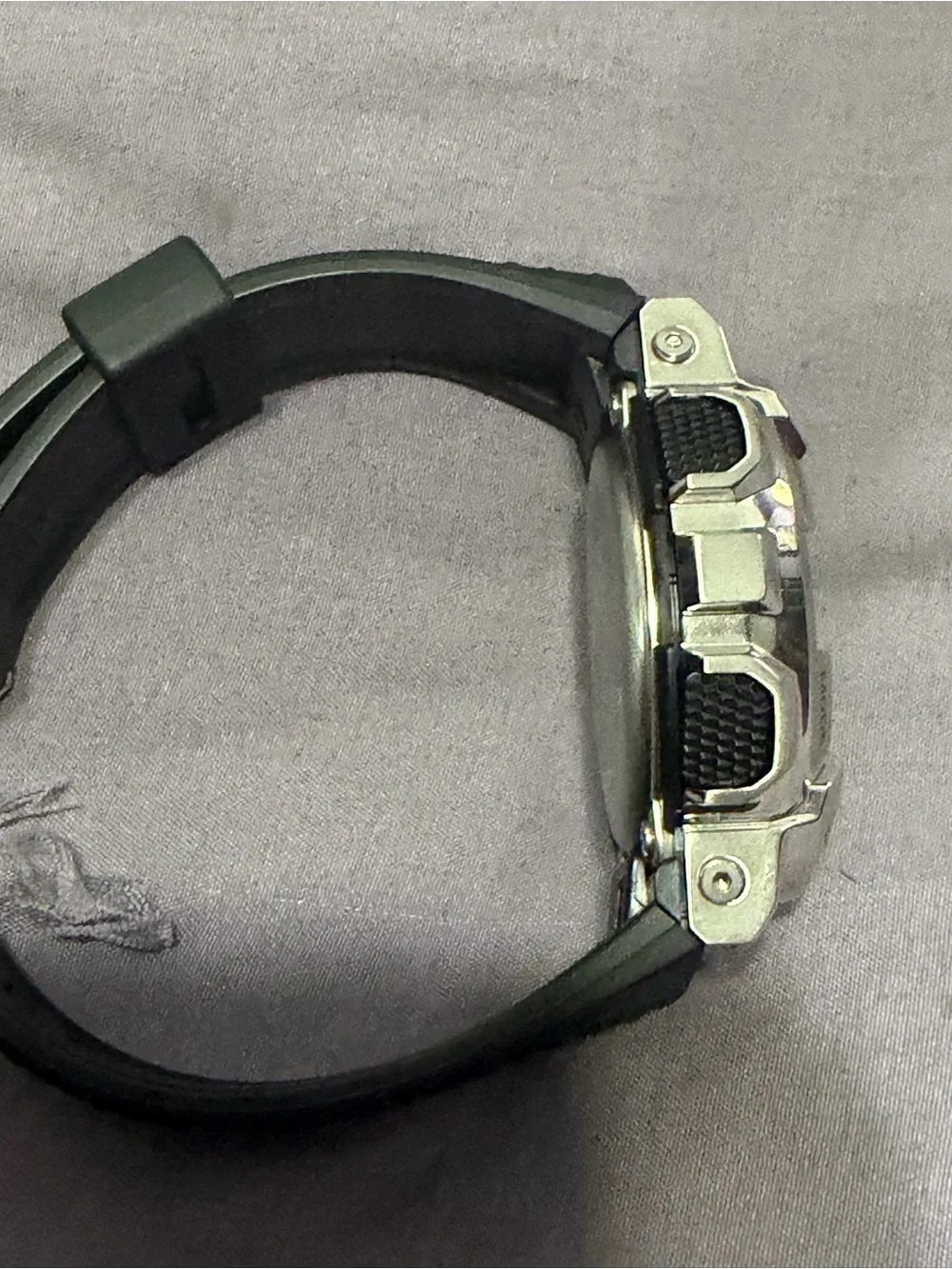 G-Shock Silver and Black Analog-Digital Men's Watch